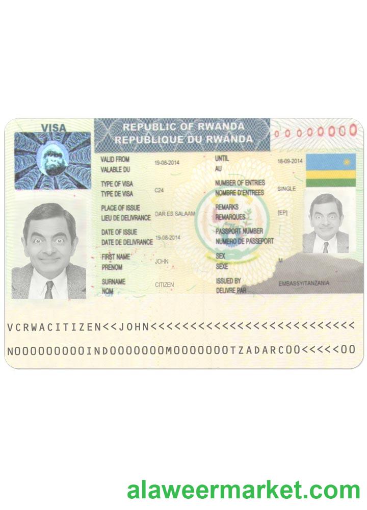 RWANDA travel visa